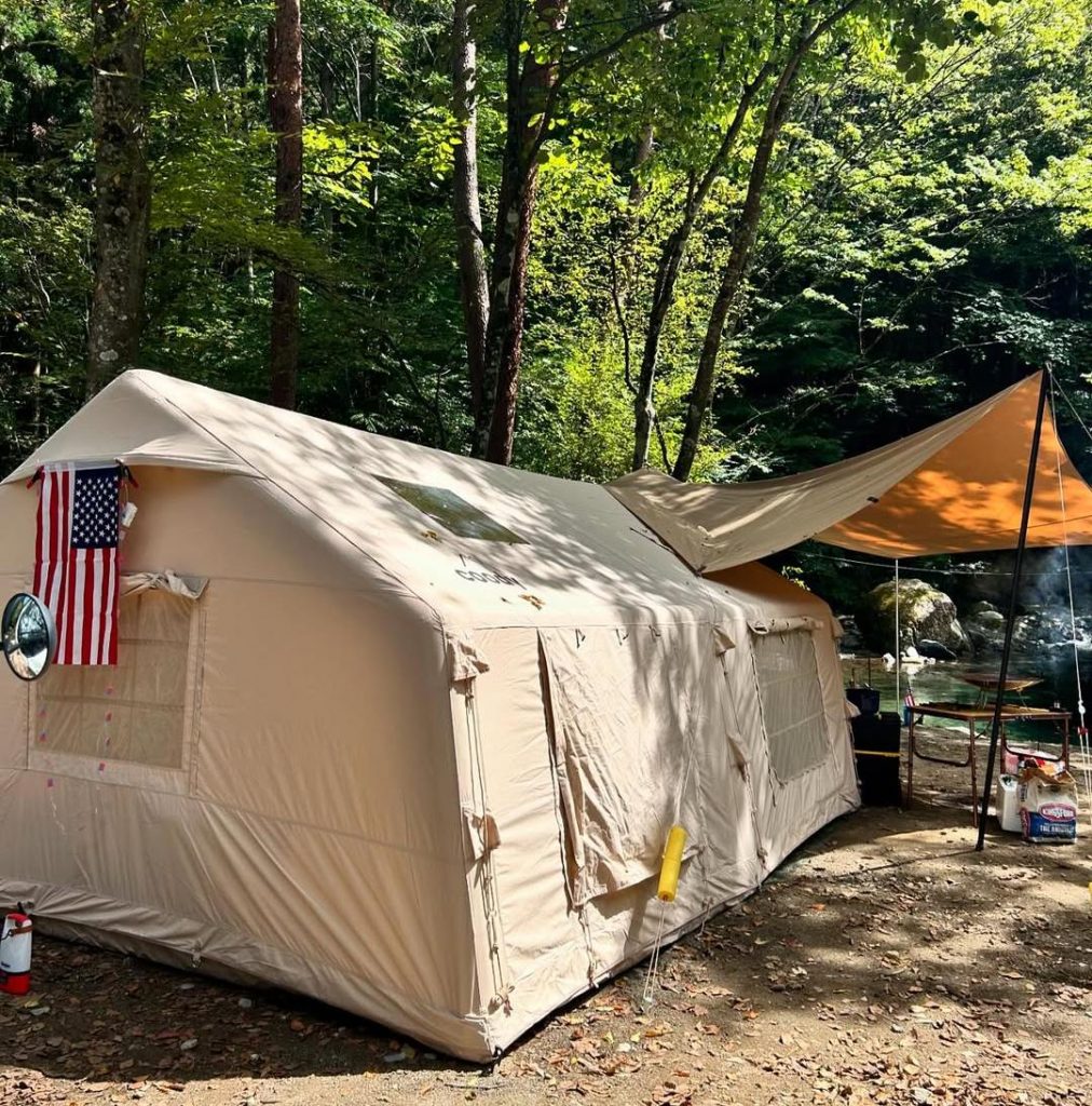 coody inflatable tent